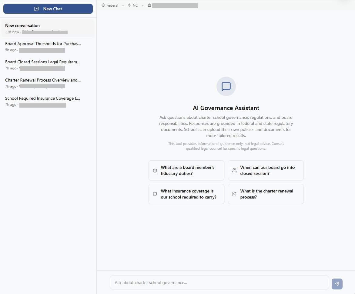 AI Governance Assistant screenshot 1