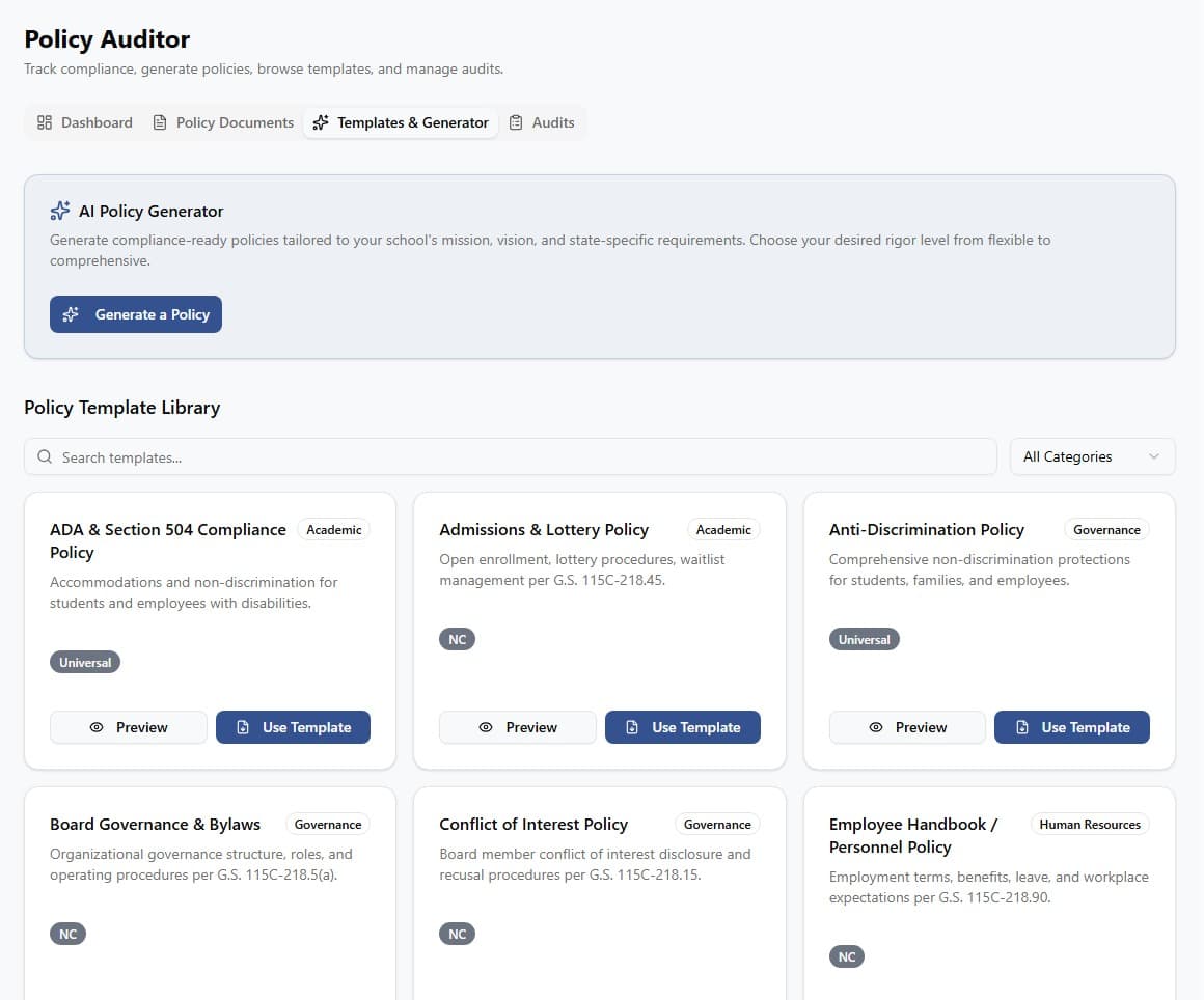 Policy Auditor screenshot 3