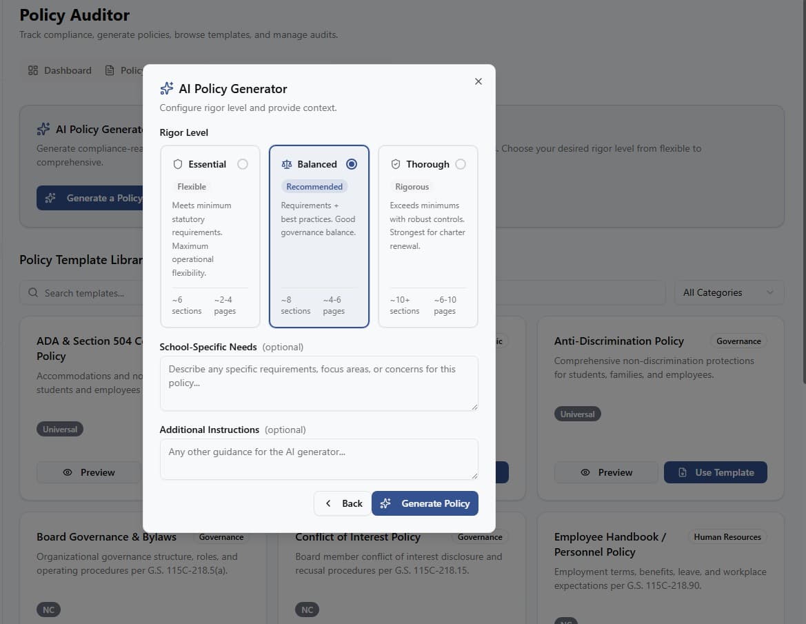 Policy Auditor screenshot 4