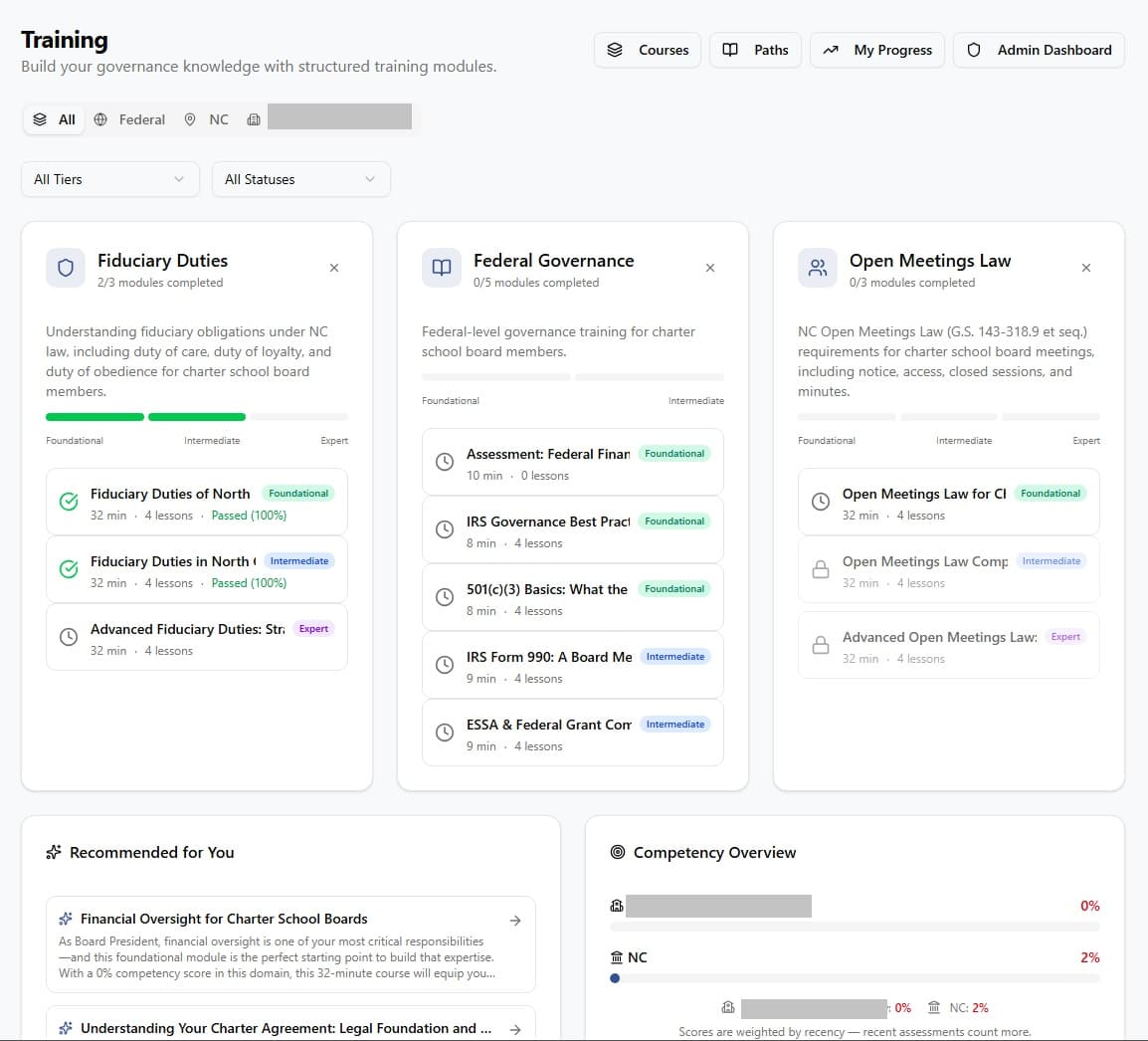 Board Training Modules screenshot 1