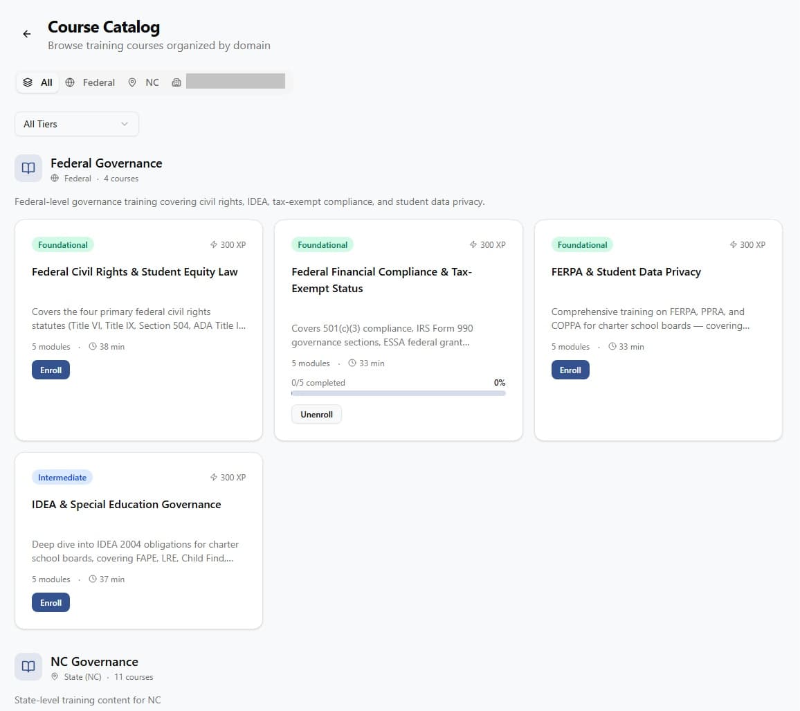 Board Training Modules screenshot 2